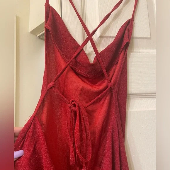 SHEIN high slits glitter maxi dress - Picture 9 of 12